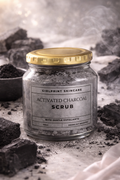 Activated Charcoal Body Scrub (fragrance free )