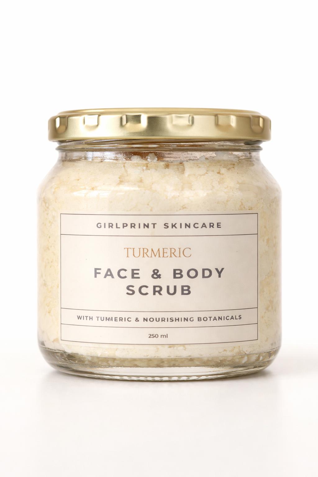Tumeric Face & Body Scrub ( fragrance free )