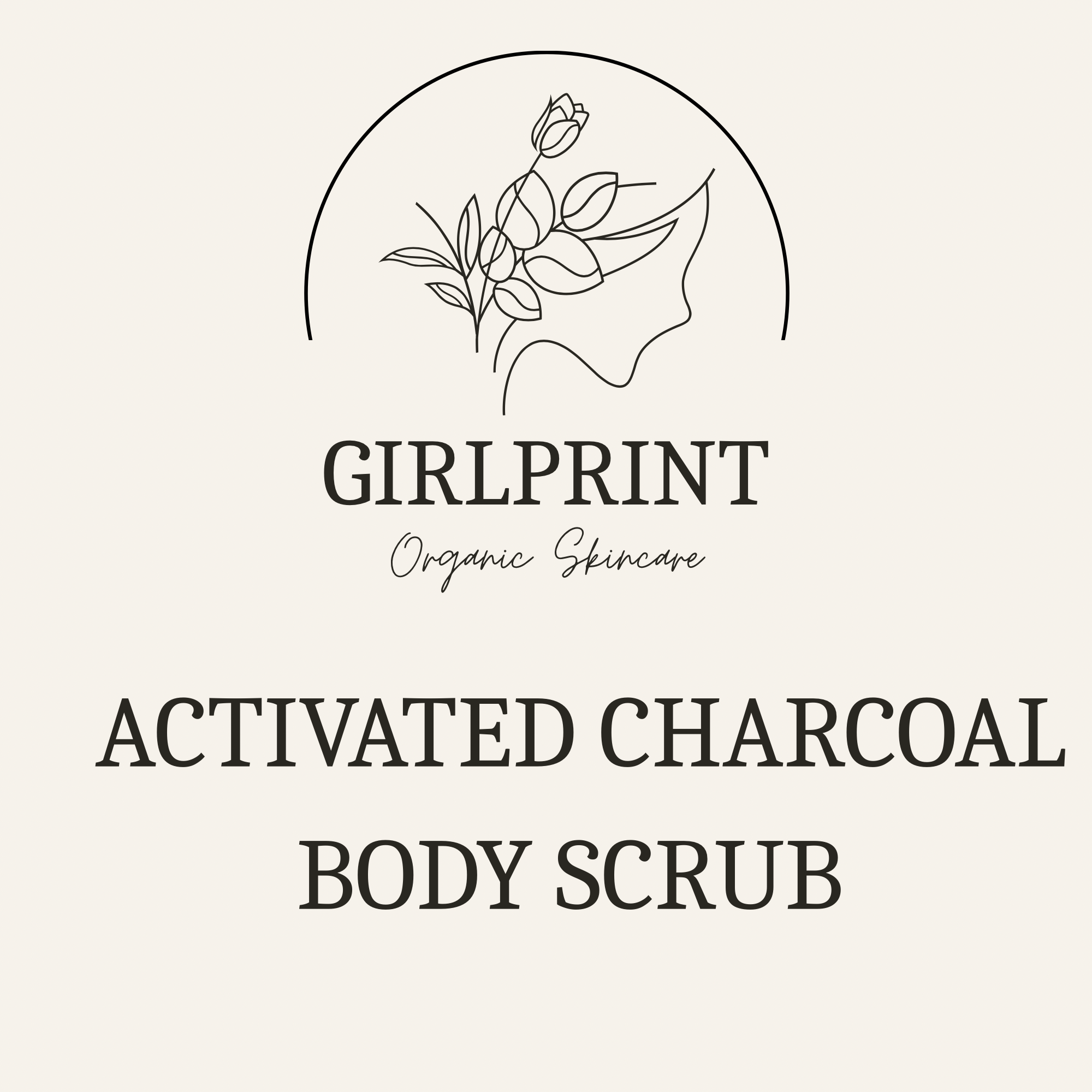 Activated Charcoal Body Scrub